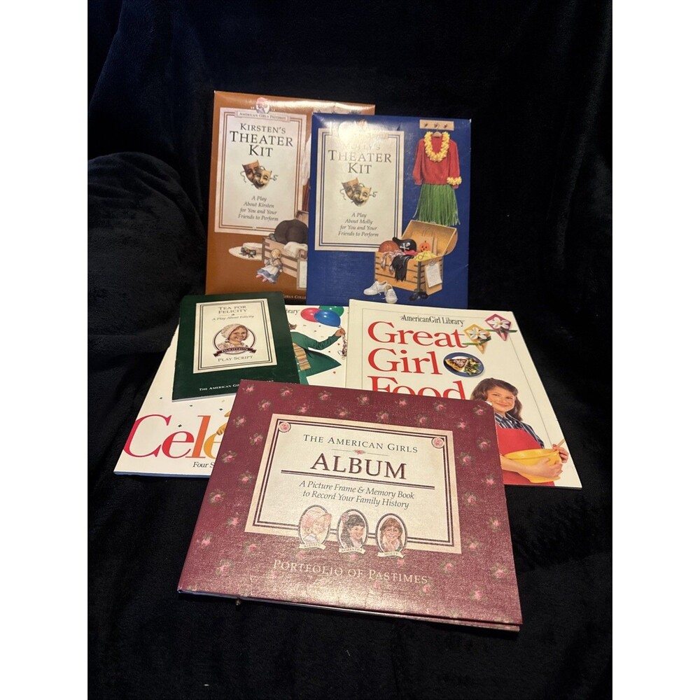 American Girl Pastimes Kirsten's And Molly’s Theater Kit 2 American Girl Library